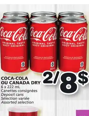 Marches Tradition COCA-COLA OR CANADA DRY offer
