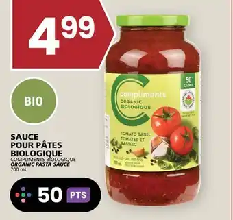 Rachelle-Bery Grocery COMPLIMENTS BIOLOGIQUE ORGANIC PASTA SAUCE offer
