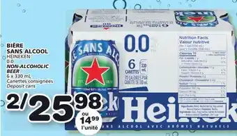 Marches Tradition HEINEKEN 0.0 NON-ALCOHOLIC BEER offer