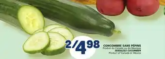 Marché Bonichoix SEEDLESS CUCUMBER offer