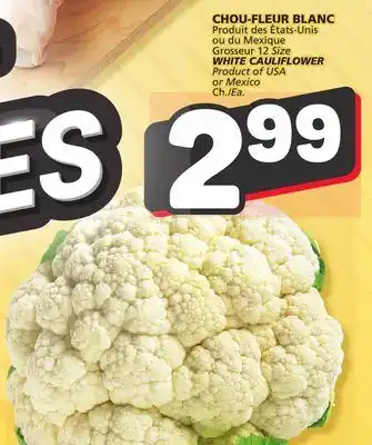 Marché Bonichoix WHITE CAULIFLOWER offer