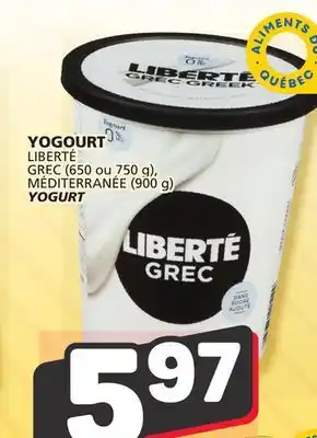 Marché Bonichoix LIBERTÉ YOGURT offer