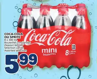 Marché Bonichoix COCA-COLA OR SPRITE offer