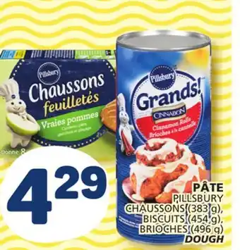 Marché Bonichoix PILLSBURY CHAUSSONS (383 g), BISCUITS (454 g), DOUGH offer