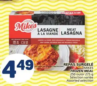 Marché Bonichoix MIKES FROZEN MEAL offer