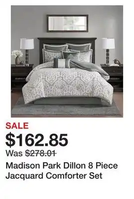 Bed Bath & Beyond Madison Park Dillon 8 Piece Jacquard Comforter Set offer