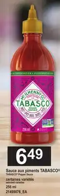 Provigo SAUCE AUX PIMENTS TABASCO offer