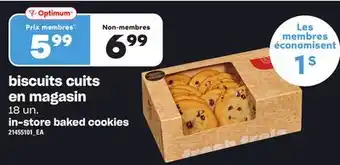 Provigo BISCUITS CUITS EN MAGASIN, 18 UN offer