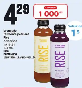 Provigo BREUVAGE FERMENTÉ PÉTILLANT RISE, 414 mL offer