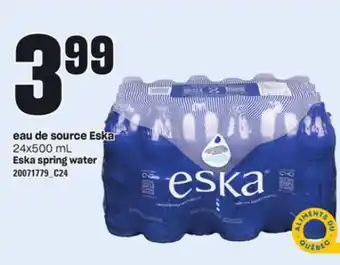 Provigo EAU DE SOURCE ESKA, 24X500 ML offer