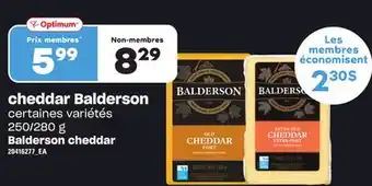 Provigo CHEDDAR BALDERSON, 250/280 g offer