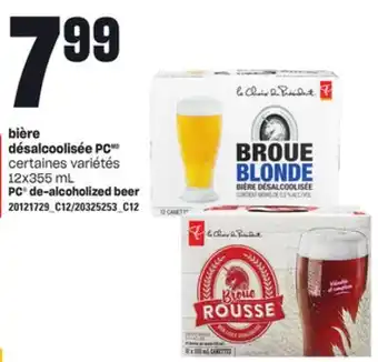 Provigo BIÈRE DÉSALCOOLISÉE PC, 12x355 mL offer