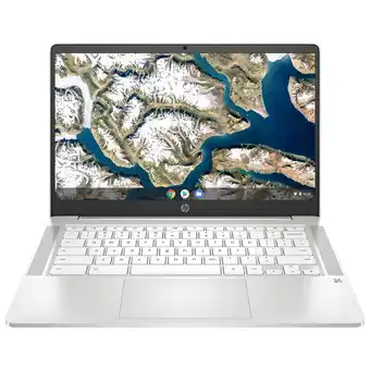 Best Buy HP 14 Chromebook - Mineral Silver (Intel Celeron N4500/64GB eMMC/4GB RAM/Chrome OS) offer