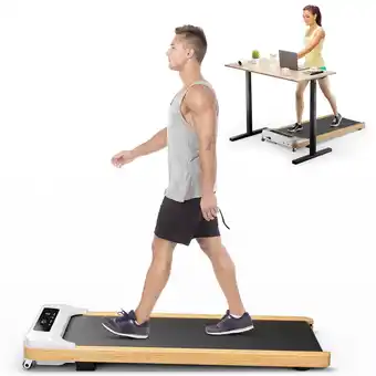 Best Buy Goplus 2.25HP Compact Walking Pad Under Desk Treadmill with Remote Control for Home/Office LED Display with Quite 7-layer non offer