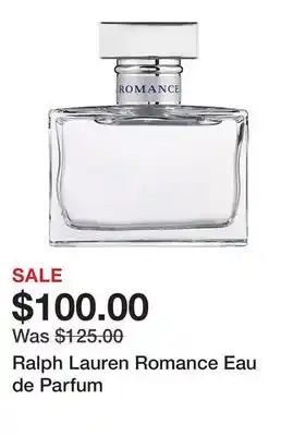 Sephora Ralph Lauren Romance Eau de Parfum offer