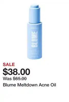 Sephora Blume Meltdown Acne Oil offer