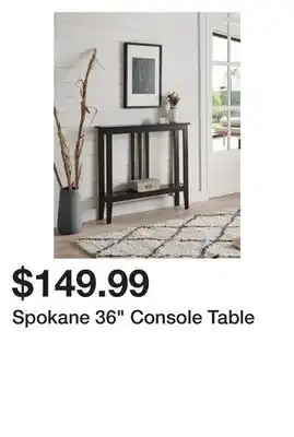 Wayfair Spokane 36 Console Table offer