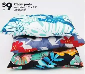 Giant Tiger Chair Pads Assorted, 15" x 15" offer