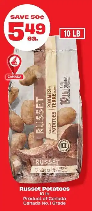 Metro Russet Potatoes 10lb offer
