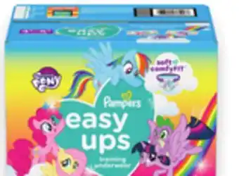 Walmart Pampers Easy Ups Training Pants offer