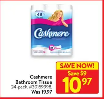 Walmart Cashmere Bathroom Tissue offer