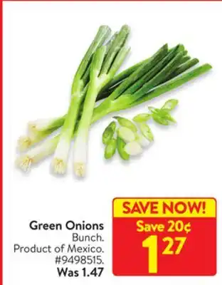 Walmart Green Onions offer