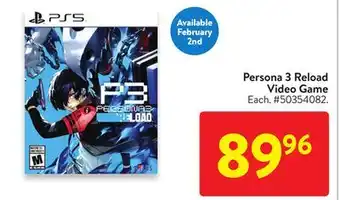Walmart PS5 Persona 3 Reload Video Game offer