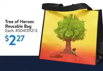 Walmart Tree of Heroes Reusable Bag offer