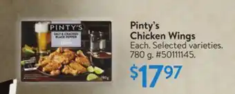 Walmart Pinty's Chicken Wings offer