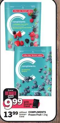 Foodland COMPLIMENTS Frozen Fruit offer