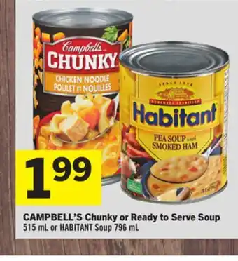 Foodland CAMPBELL'S Chunky or Ready to Serve Soup offer