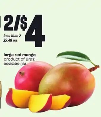 Loblaws LARGE RED MANGO offer