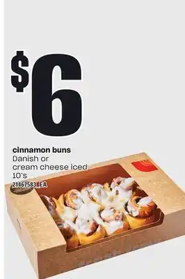 Loblaws CINNAMON BUNS, 10's offer