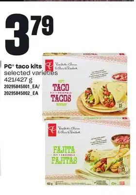 Loblaws PC TACO KITS, 421/427 G offer