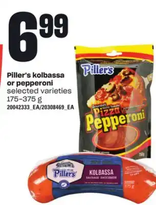Loblaws PILLER'S KOLBASSA OR PEPPERONI, 175-375 g offer