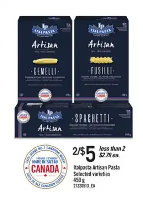 Loblaws ITALPASTA ARTISAN PASTA, 450 g offer