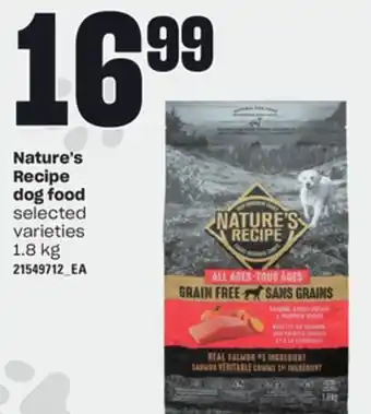 Loblaws NATURE'S RECIPE DOG FOOD, 1.8 kg offer