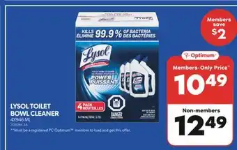 Real Canadian Superstore LYSOL TOILET BOWL ,4X946 ML offer
