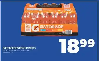 Real Canadian Superstore GATORADE SPORT DRINKS, 24X591 ML offer