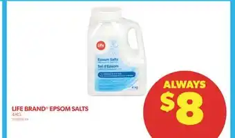 Real Canadian Superstore LIFE BRAND EPSOM SALTS, 4 KG offer