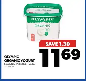 Real Canadian Superstore OLYMPIC ORGANIC YOGURT, 1.75 KG offer