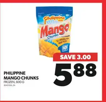 Real Canadian Superstore PHILIPPINE MANGO CHUNKS, 600 G offer