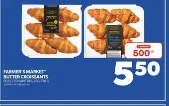 Real Canadian Superstore FARMER'S MARKET BUTTER CROISSANTS, 260-336 G offer