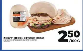 Real Canadian Superstore ZIGGY'S CHICKEN OR TURKEY BREAST offer