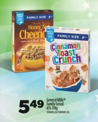 Real Canadian Superstore GENERAL MILLS FAMILY CEREAL, 475-778g offer