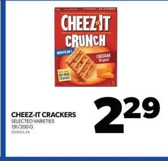 Real Canadian Superstore CHEEZ-IT CRACKERS, 191/200 G offer