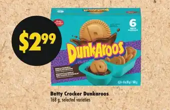 Real Canadian Superstore BETTY CROCKER DUNKAROOS, 168 g offer