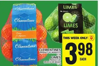 Food Basics CLEMENTINES OR LIMES offer