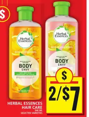 Food Basics HERBAL ESSENCES HAIR CARE offer