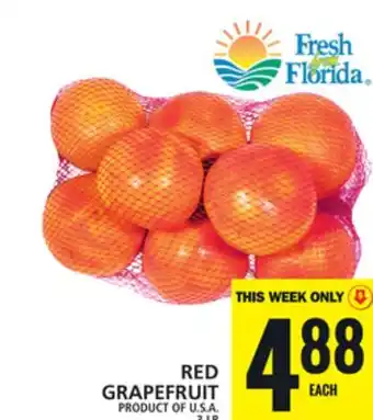 Food Basics RED GRAPEFRUIT offer